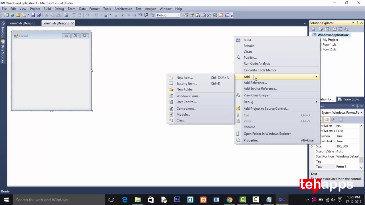 Tutustu 91+ imagen visual studio multiple forms