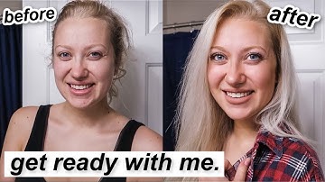 GET READY WITH ME: BEFORE AND AFTER | grwm transformation