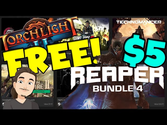Reaper Bundle 4 || Warhammer 2020 Bundle || Torchlight 2 Free