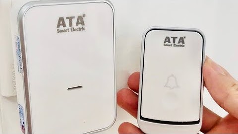 Trải nghiệm chuông cửa không dây ATA AT 913M
