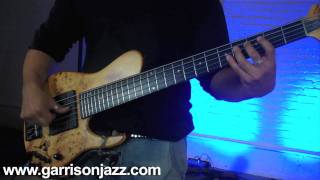 Matthew Garrison 4 Finger Technique - Groove Applications chords