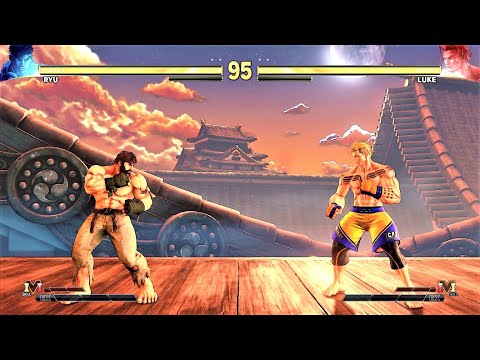 Ryu vs Luke (Hardest AI) - Street Fighter V