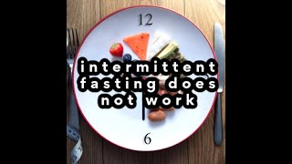 Three new studies show that intermittent fasting does not work