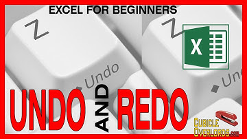Undo and redo  - Microsoft Excel for Beginners