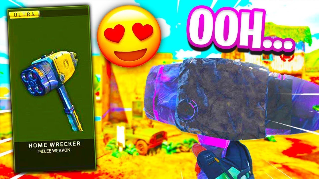 UNLOCKING the DARK MATTER HOME WRECKER DLC MELEE WEAPON in Black Ops 4