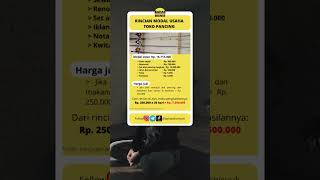 Rincian Modal Usaha Toko Pancing