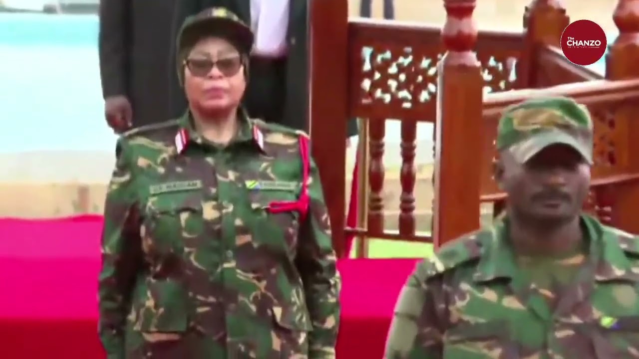 Rais Samia Suluhu Apiga 'Light Pistol'  Juu Kuashiria Ufunguzi wa Makao Makuu ya Ulinzi wa Taifa