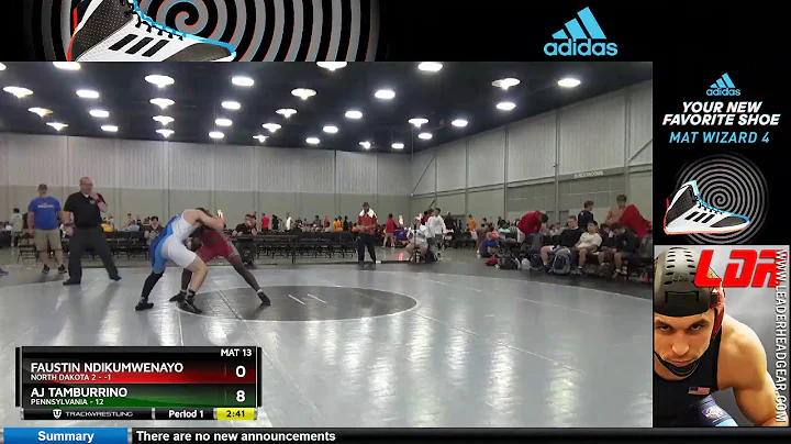 Mat 13 152 Faustin Ndikumwenayo North Dakota 2 Vs ...