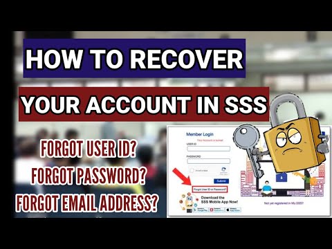 HOW TO RECOVER SSS LOCKED ACCOUNT