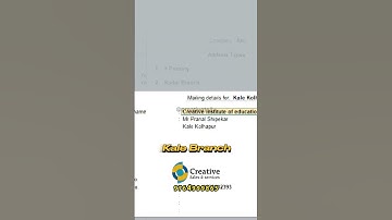 Tally Prime | Multiple addresses in Tally Prime | Tally Tutorials
