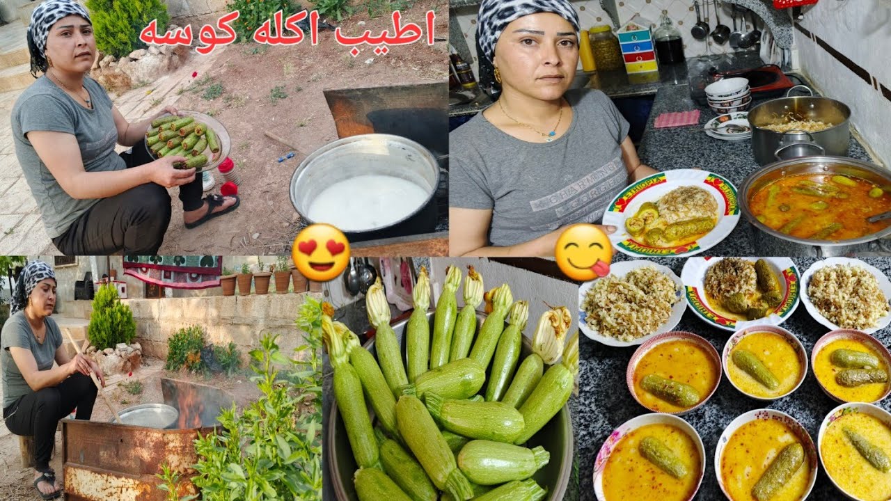عملت بطريقتي كوسا باللحم دجاج الشيخ محشي😋 اعطيني رايكم😍♥️