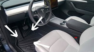 Protect your Tesla Model Ys Interior with Floor Mats from Jowua