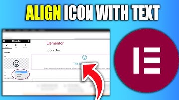 How To Align The Icon With The Text In Elementor - New Method