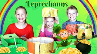 St. Patricks Day Leprechaun Traps and Leprechauns