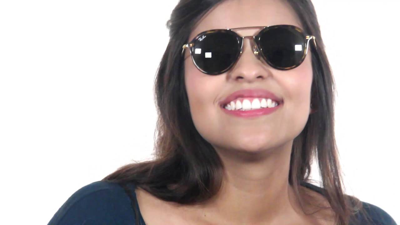 spel Schuine streep Invloedrijk Ray-Ban Double Bridge Sunglasses Collection 2016 | SmartBuyGlasses - YouTube