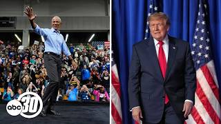 Obama and Trump hit campaign trail in final stretch to midterms
