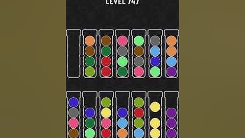 【Ball Sort Puzzle】Level.747