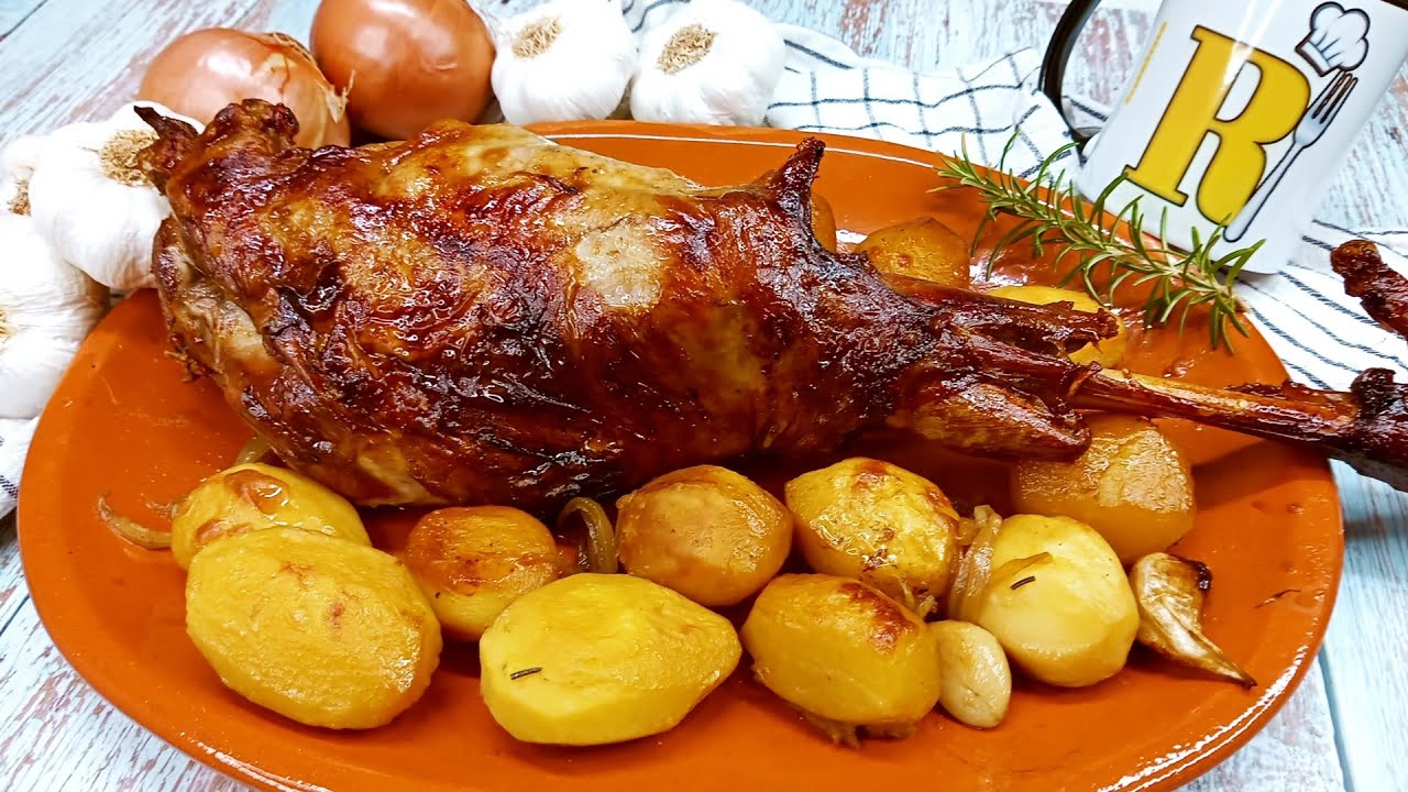 🌲💥Pierna (o Paletilla) de Cordero al horno con Patatas / Receta de NAVIDAD 🌲🌲💥