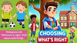 Choosing What’s Right: Jonah’s Big Decision | Philippians 4:8 Bible Story for Kids