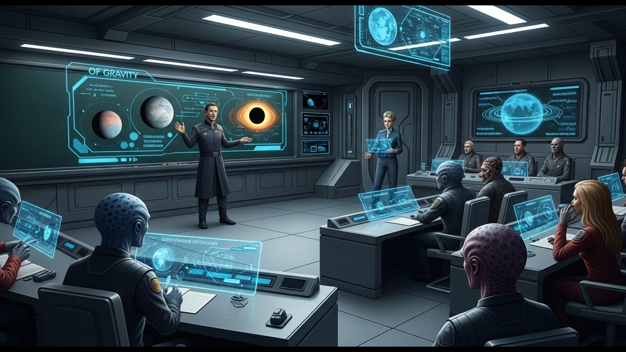 An Alien Instructor Ended the Physics Lecture — When Humans Showed Practical Gravity Control
