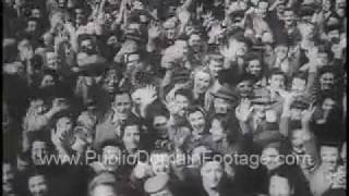 War ends in Europe VE Day Newsreel PublicDomainFootage.com