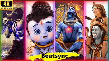 Mahadev 4k status video🚩 Bholenath Status 🚩 Mahakal whatsapp status 😍 Shiv Status 🚩| Beatsync🎶
