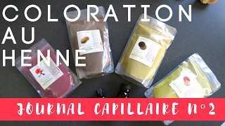 Journal Capillaire #2 Je teste la coloration végétale au henné ! 💇🏻