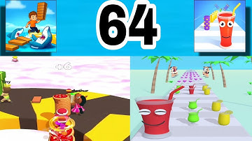 Shortcut Run VS Juice Run : GameplayWalkthrough All Levels ( part 64 )