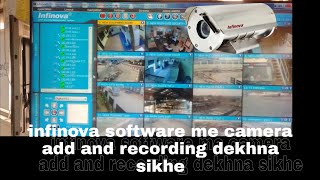 infinova software me camera add and recording dekhna sikhe | ip camera add in infinova software screenshot 4