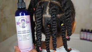 Easy Natural Hair Kids Toddler Protective Style ft. Reagan Sanai