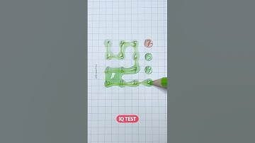 Draw a path in the order of the numbers. #colors #line #quiz