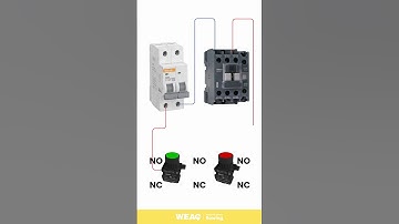 How to Connect MCB and Contactor to Control a Motor with Indicator Light.