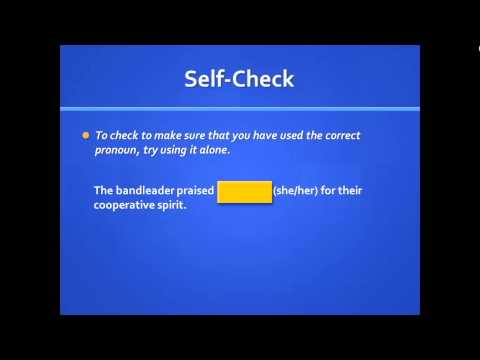 Compound Subject and Object Pronouns