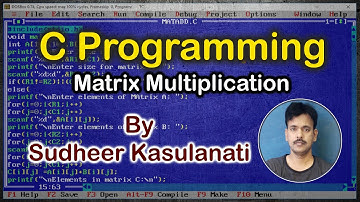 C Programming 20 - Matrix Multiplication