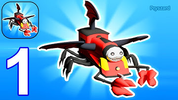 Merge Master: Spider Train - Gameplay Walkthrough Part 1 All Levels 1-12 Choo Choo Carles (Android)