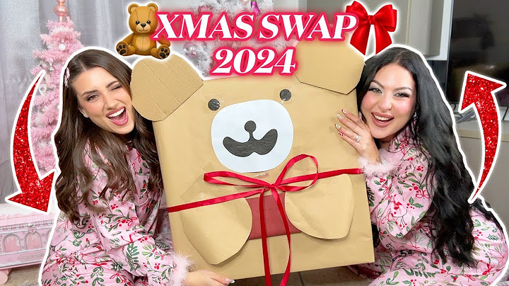 SCAMBIO I REGALI CON LA MIA MIGLIORE AMICA 🧸 SWAP NATALE 2024 w/ @DeboraFulli 💘