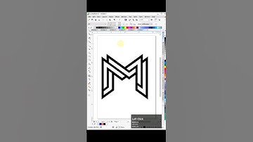 Monogram Logo Design in Coreldraw #arex_id #shorts #graphicdesign #coreldraw #logodesign