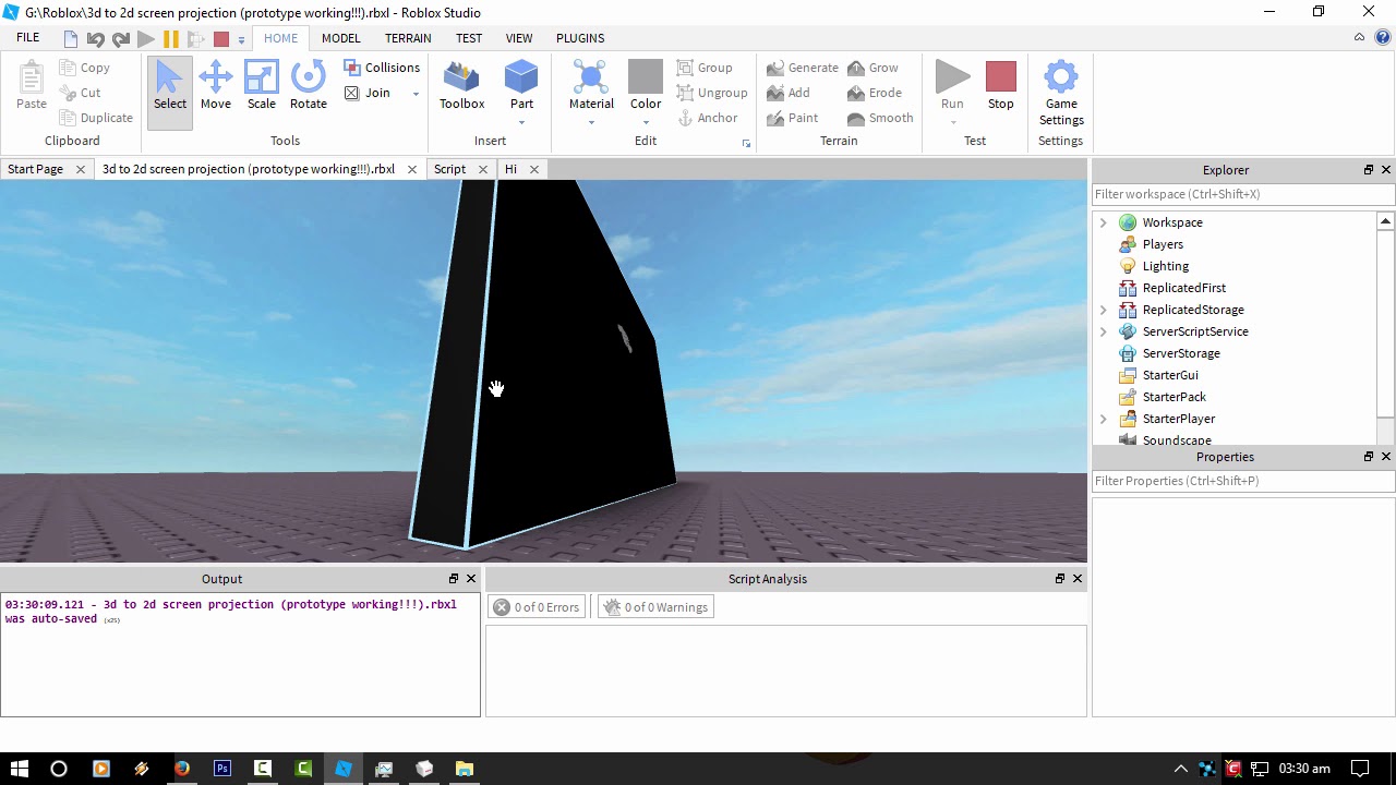 Roblox Projects 3d To 2d Projection In Roblox Youtube - roblox studio infection script