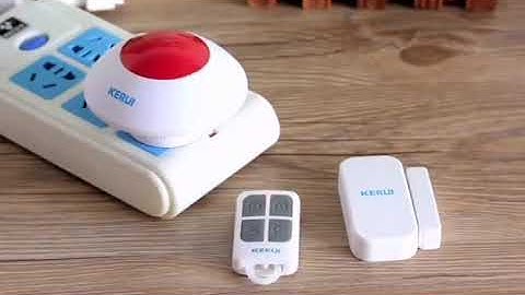 Loud Indoor Siren Wireless Flash Siren Alarm KERUI KR-J009