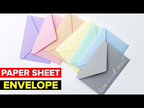 How to Make Paper Envelope | DIY Easy Paper