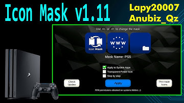 PS4 ICON Mask v 1.11 by lapy