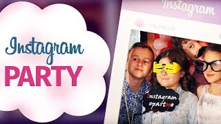 Детский праздник Инстаграм вечеринка. Instagram party. Организация детского праздника.