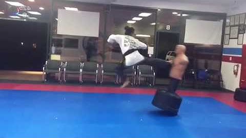 Running Jump Side Kick