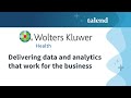 Wolters kluwer health selfservice analytics for business teams