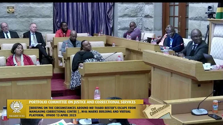 Part 2: Portfolio Committee on Justice and Correctional Services, 13 April 2023