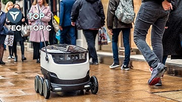 7 Smart & Cool Delivery Robots | How Do Delivery Robots Work? ▶1
