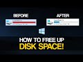 Best ways to delete files  folders to free up disk space on window 10