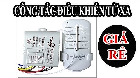 Công Tắc Điều Khiển Từ Xa Giá Rẻ - 0965668838