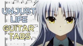 Angel Beats - Unjust Life Guitar Tutorial | Guitar Lesson + TABS