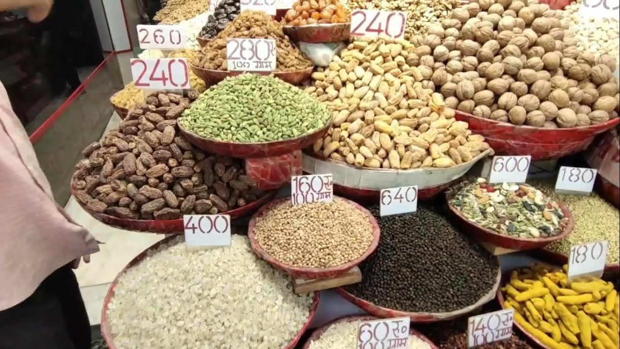 Dry Fruits Shopping From Asia's Largest Dry Fruit Market Khari Baoli